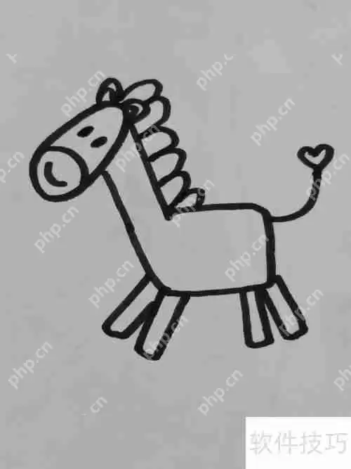学会画小木马:简单步骤指南