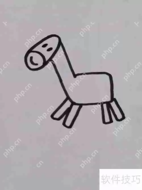 学会画小木马:简单步骤指南