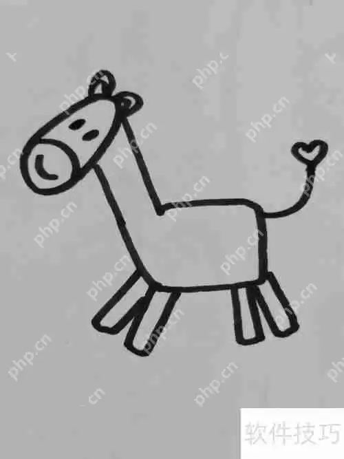学会画小木马:简单步骤指南