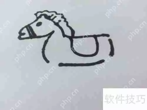小木马简笔画教程:轻松学会绘制可爱小木马