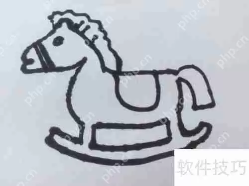 小木马简笔画教程:轻松学会绘制可爱小木马
