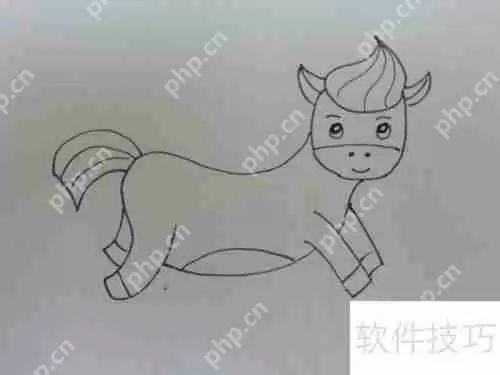 简笔画木马：一步一步教你画出可爱的木马玩具