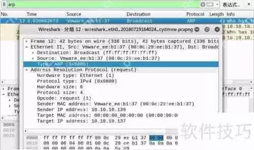 ARP数据包分析：网络通信背后的秘密