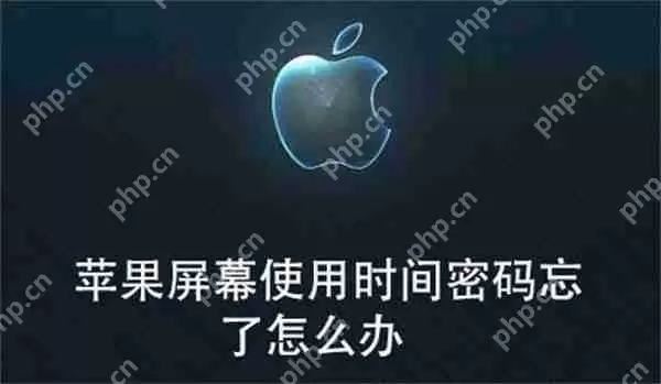 苹果屏幕使用时间密码忘了怎么办