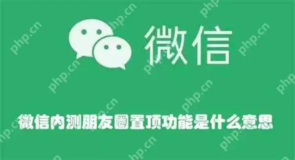 微信内测朋友圈置顶功能是什么意思