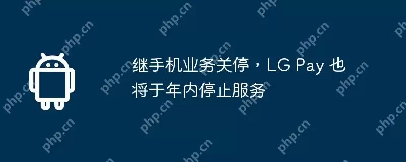 继手机业务关停，lg pay 也将于年内停止服务