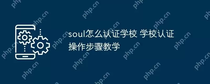 soul怎么认证学校 学校认证操作步骤教学