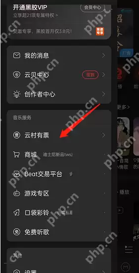 网易云音乐演出日历怎么查