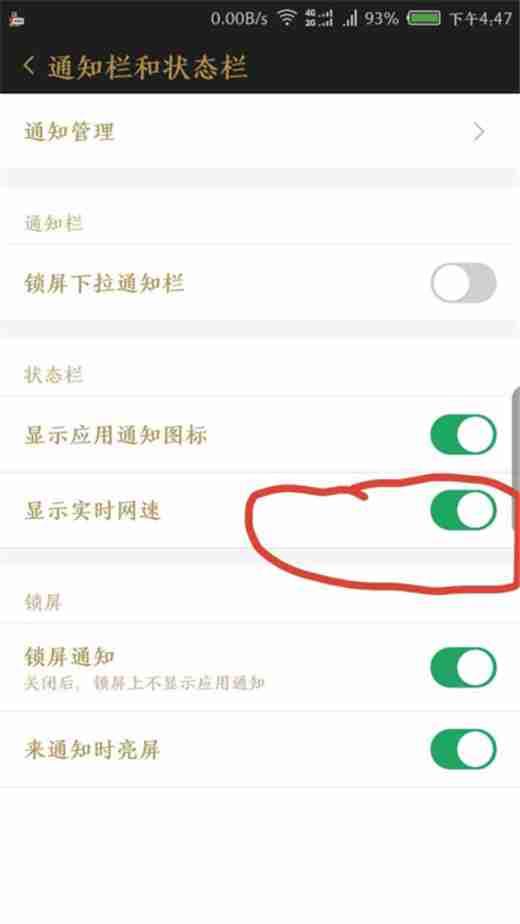 在坚果pro2s中怎么设置显示实时网速？显示实时网速设置的具体方法说明