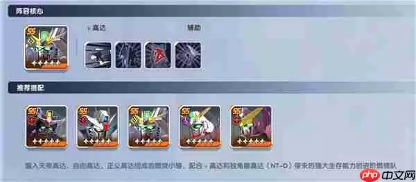 高达钢铁之诗前期过度阵容 高达钢铁之诗前期推荐