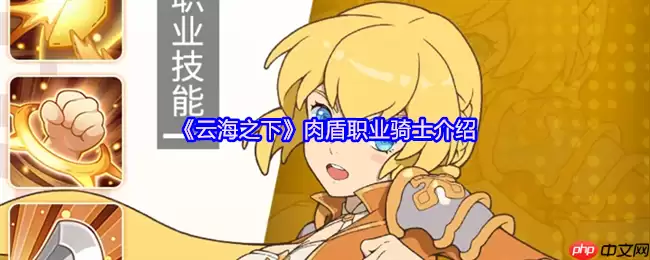 云海之下骑士职业全解析 零氪党首选铁壁防御体系攻略