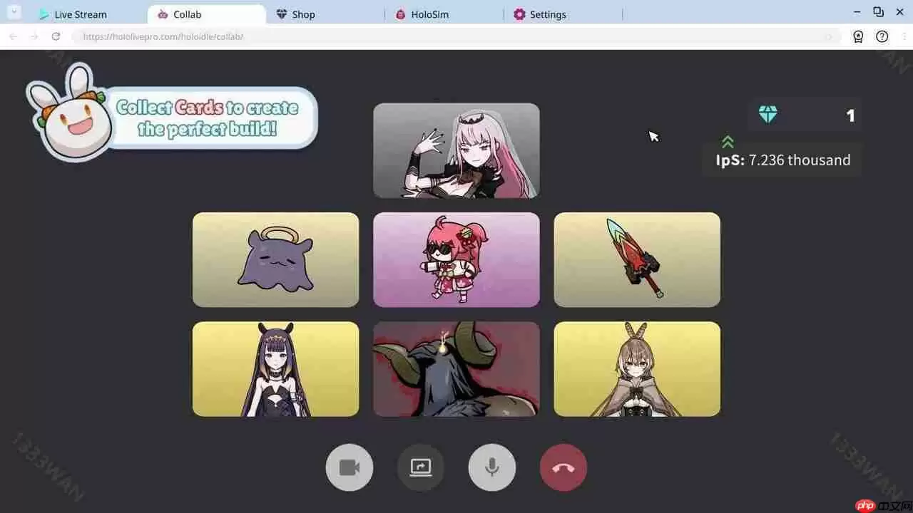 休闲游戏《Holoidle》6 月 6 日上市 帮助宝钟玛琳、Gura、森美声成为最有影响力的实况主