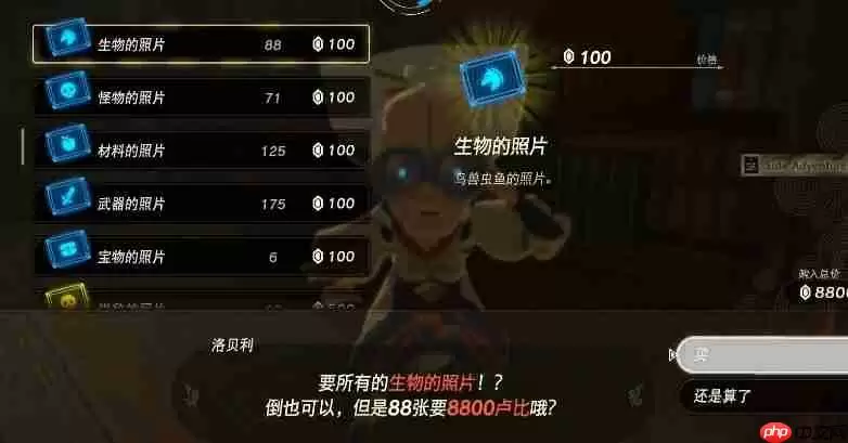 塞尔达传说王国之泪自己专属的海拉鲁图鉴任务完成方法