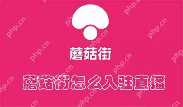 蘑菇街怎么入驻直播