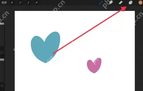 Procreate怎么多选图层