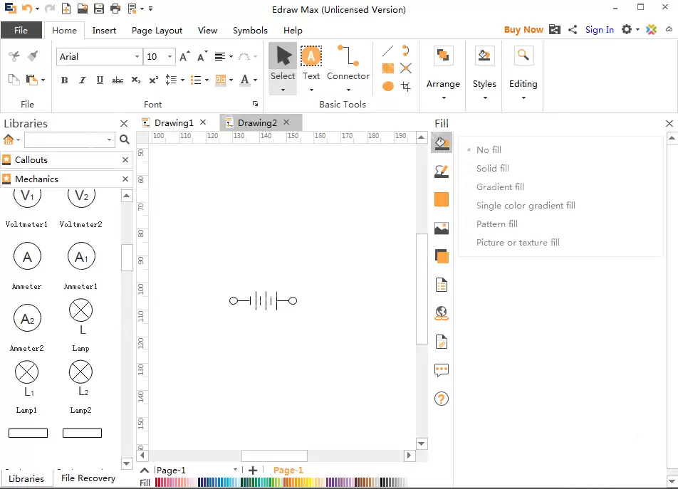 亿图流程图怎么制作软件绘制电池组图形？制作软件绘制电池组图形步骤分享