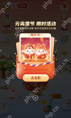蚂蚁庄园元宵合影怎么玩