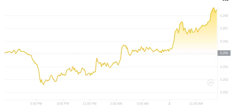 2025年01月02日波场币价格