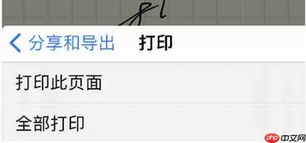 goodnotes怎么打印自己的笔记