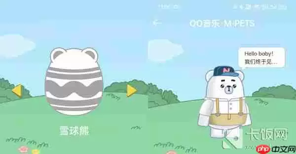 QQ音乐宠物样子介绍