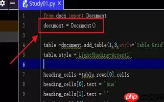 pycharm如何实现创建表格?pycharm实现创建表格的方法