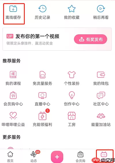 哔哩哔哩离线缓存视频弹幕怎么更新