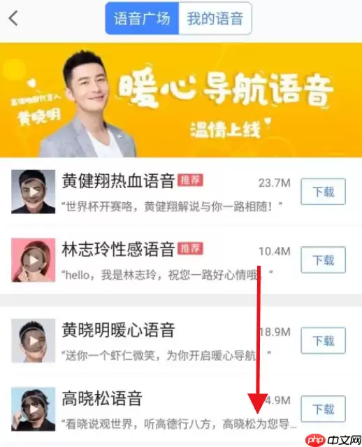 高德地图方言导航怎么启动