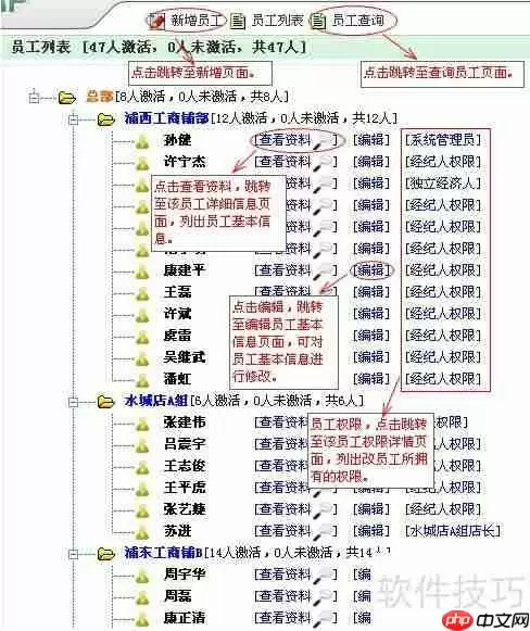 房管ERP:员工管理模块功能介绍