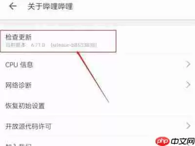 哔哩哔哩怎么查看软件版本