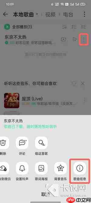 手机QQ音乐下载的歌曲为什么本地找不到