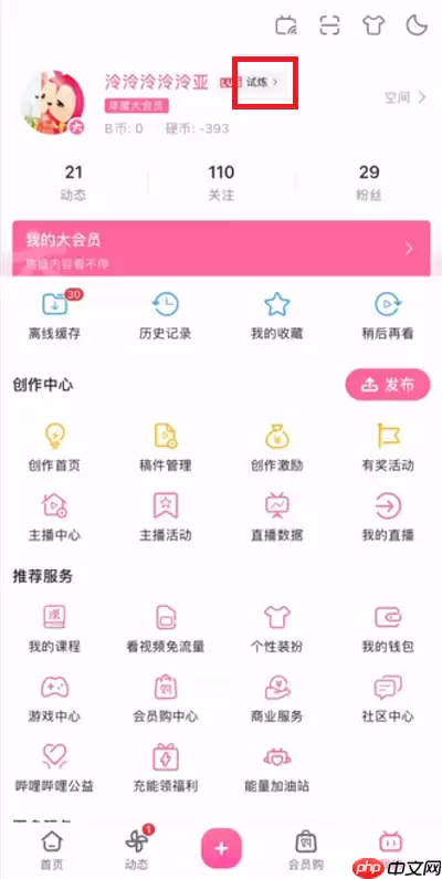 B站硬核会员在哪