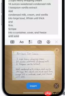 iOS15.4备忘录扫描文稿怎么使用