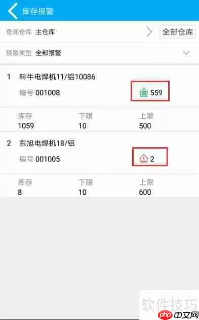管家婆物联通：手机端库存报警解决方案