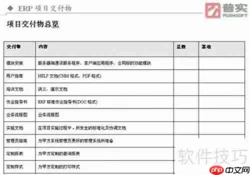 ERP管理软件实施步骤指南