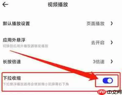 夸克浏览器视频悬浮功能怎么开启