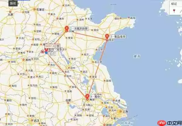 百度地图APP怎么标注旅游路线？标注旅游路线的方法分享