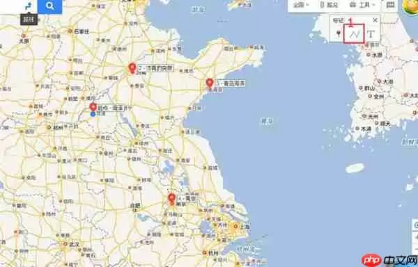 百度地图APP怎么标注旅游路线？标注旅游路线的方法分享