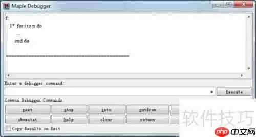 Maple编程调试技巧:掌握计算过程的高效方法