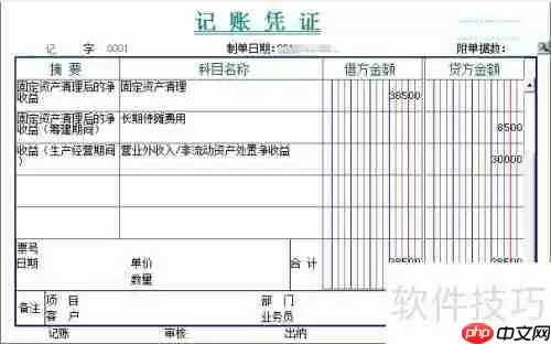固定资产处理的会计分录怎么做？