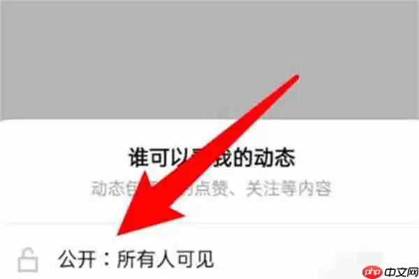 快手怎么设置动态可见范围