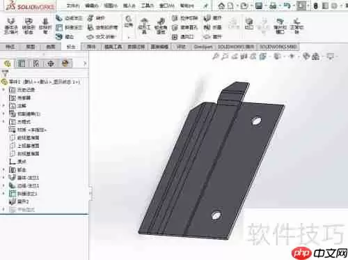 SolidWorks钣金展开功能的应用实例