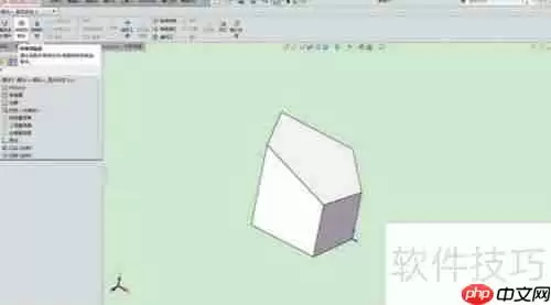 SolidWorks中将实体转换为钣金并展开的方法