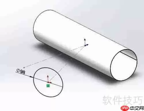 SolidWorks钣金：斜切圆管的制作与展开方法