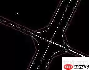 飞时达CAD中道路交叉口的修改方法
