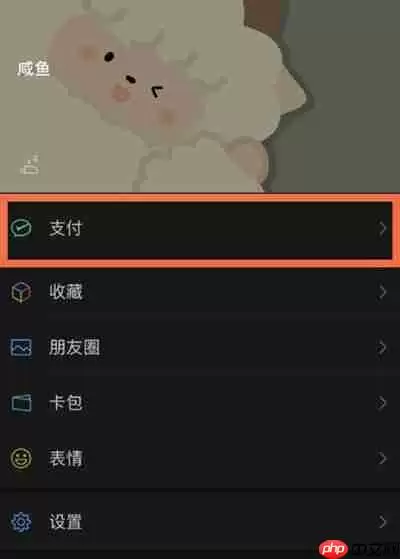 微信进入支付页面怎么关闭面容解锁