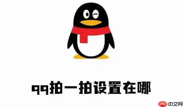 qq拍一拍设置在哪