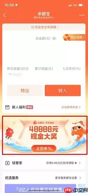 支付宝年年有余活动怎么抽奖