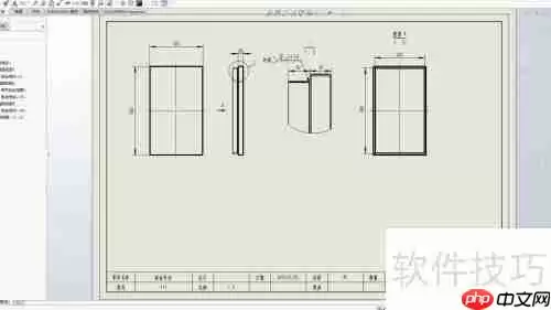 SolidWorks钣金工程图：多钣金展开画法技巧