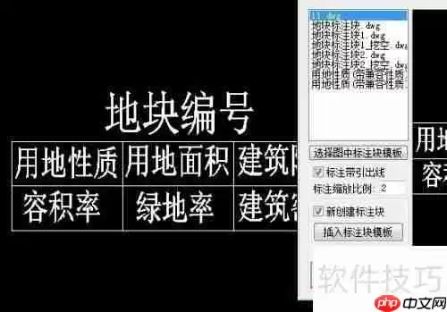 飞时达GPCADK自设地块信息标注方法