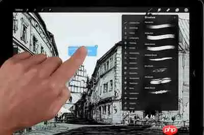 procreate笔刷怎么合并分组